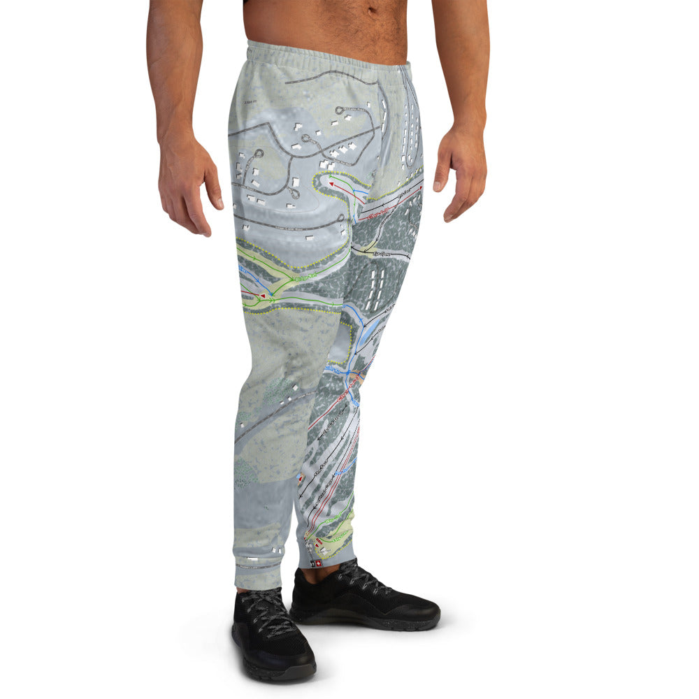 Wisp, Maryland Ski Trail Map Men's Mid-Layer - Powderaddicts