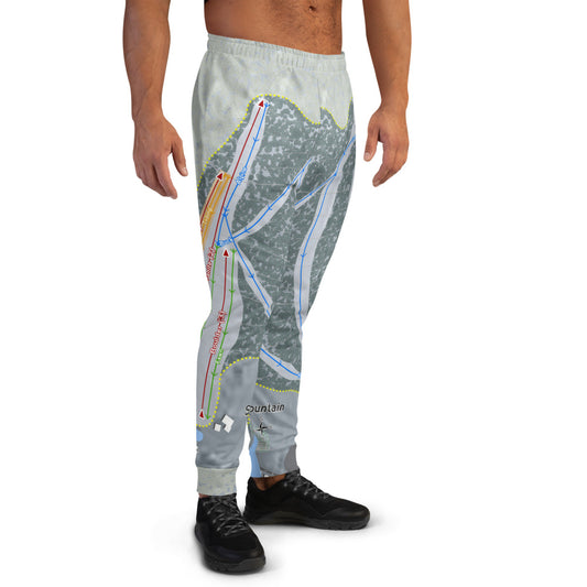 Spring Mountain, Pennsylvania Ski Trail Map Men's Mid-Layer - Powderaddicts