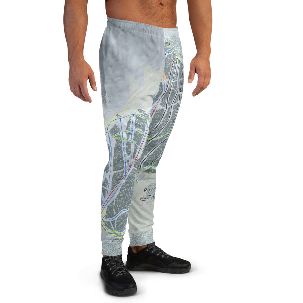 Pajarito, New Mexico Ski Trail Map Men's Mid-Layer - Powderaddicts