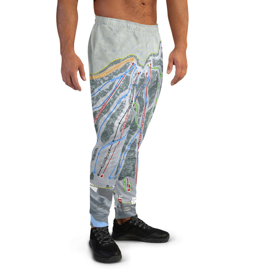 Giants Ridge, Minnesota Ski Trail Map Men's Mid-Layer - Powderaddicts