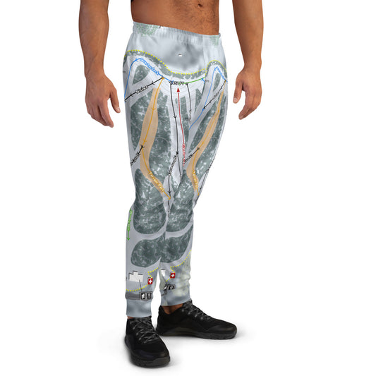Mount Ski Gull, Minnesota Ski Trail Map Men's Mid-Layer - Powderaddicts