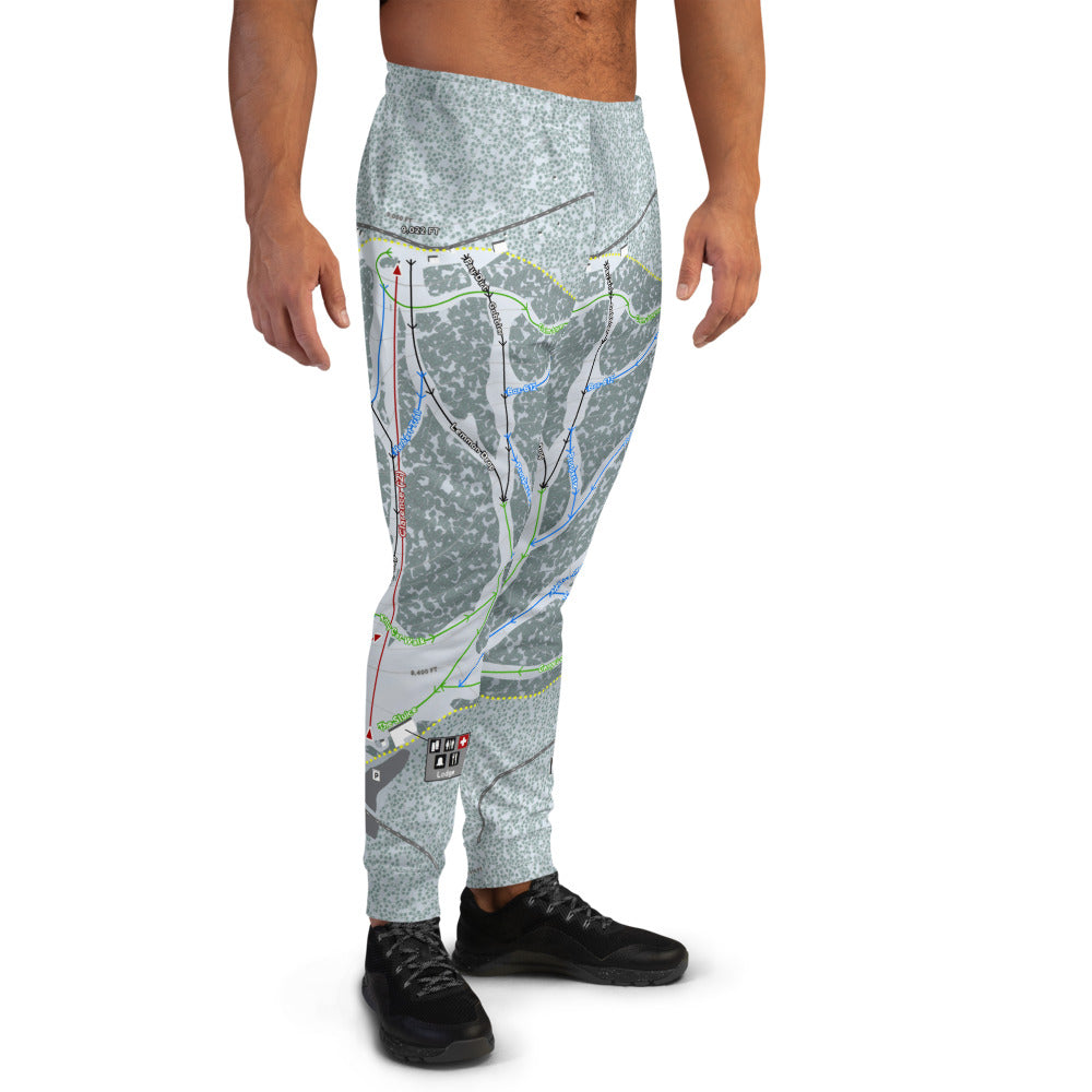 Mt Lemmon, Arizona Ski Trail Map Men's Mid-Layer - Powderaddicts