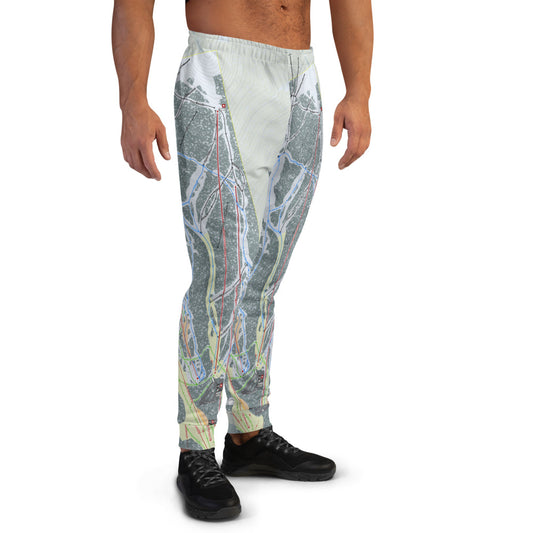 SnowBowl, Arizona Ski Trail Map Men's Mid-Layer - Powderaddicts