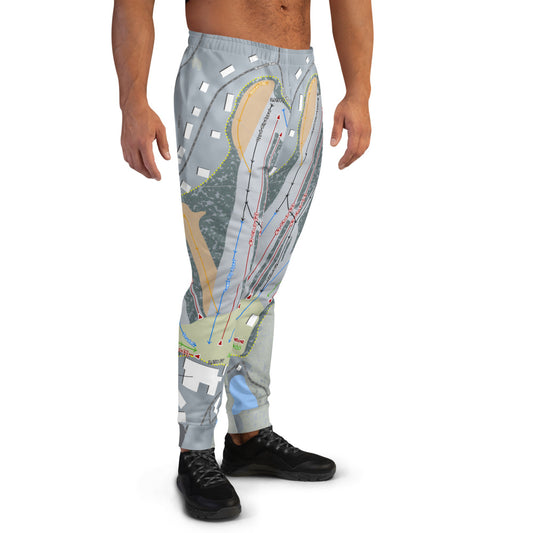 Appalachian, North Carolina Ski Trail Map Men's Mid-Layer - Powderaddicts