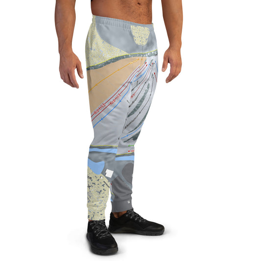 Brandywine, Ohio Ski Trail Map Men's Mid-Layer - Powderaddicts