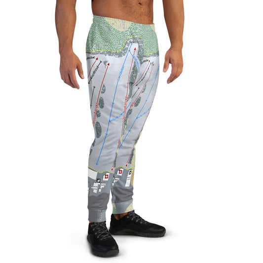 Snow Trails, Ohio Ski Trail Map Men's Mid-Layer - Powderaddicts
