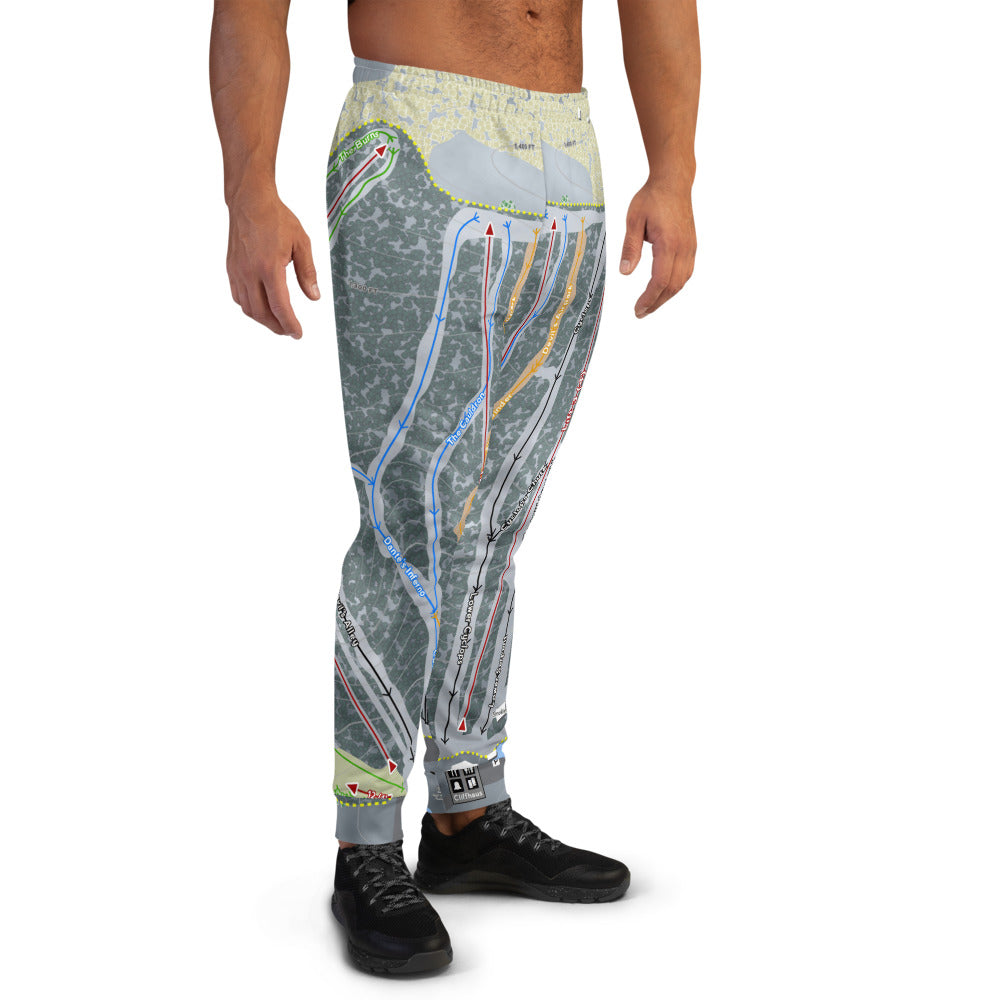Devil's Head, Wisconsin Ski Trail Map Men's Mid-Layer - Powderaddicts