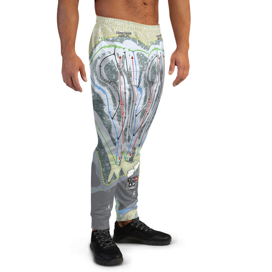Nordic Mountain, Wisconsin Ski Trail Map Men's Mid-Layer - Powderaddicts