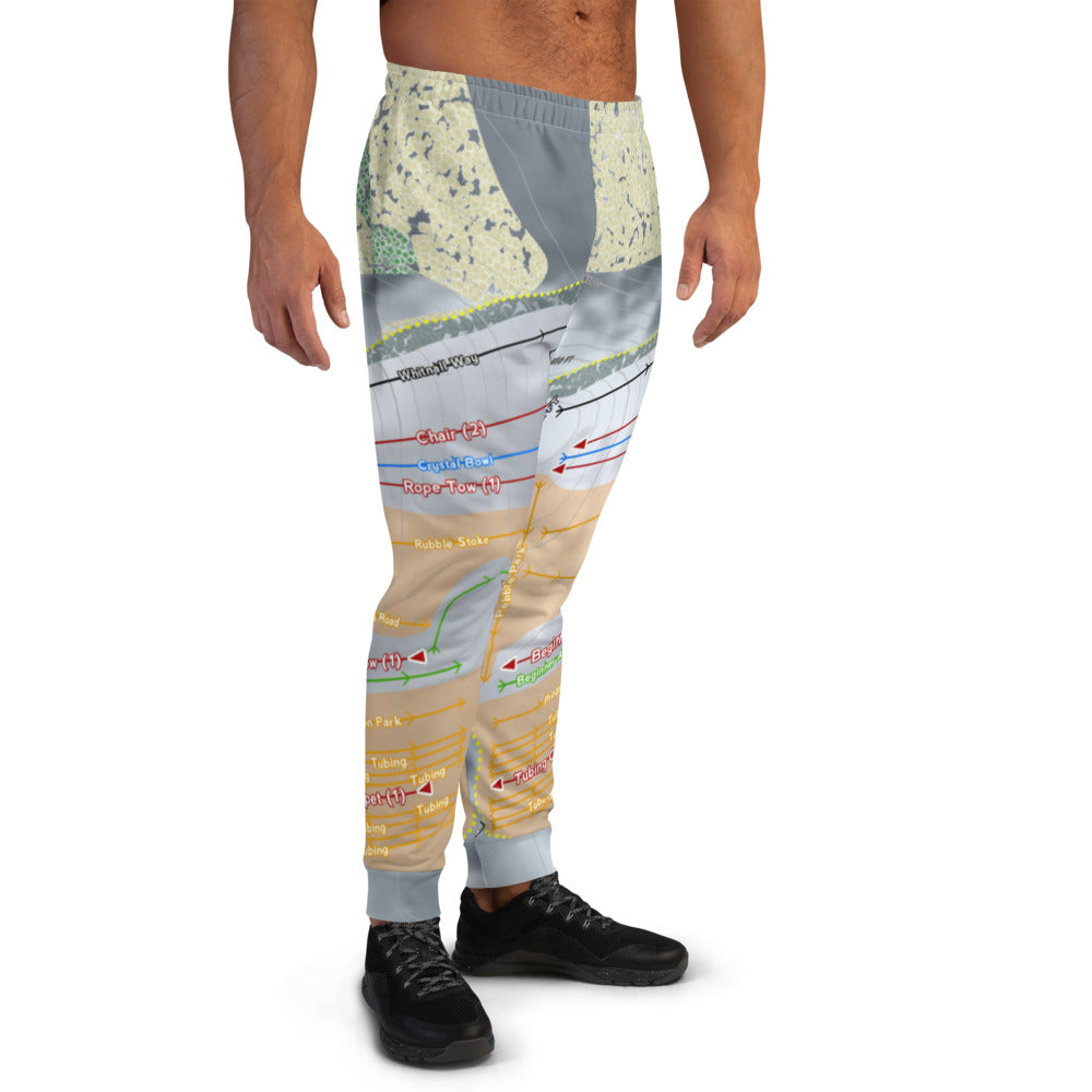 The Rock Snowpark, Wisconsin Ski Trail Map Men's Mid-Layer - Powderaddicts