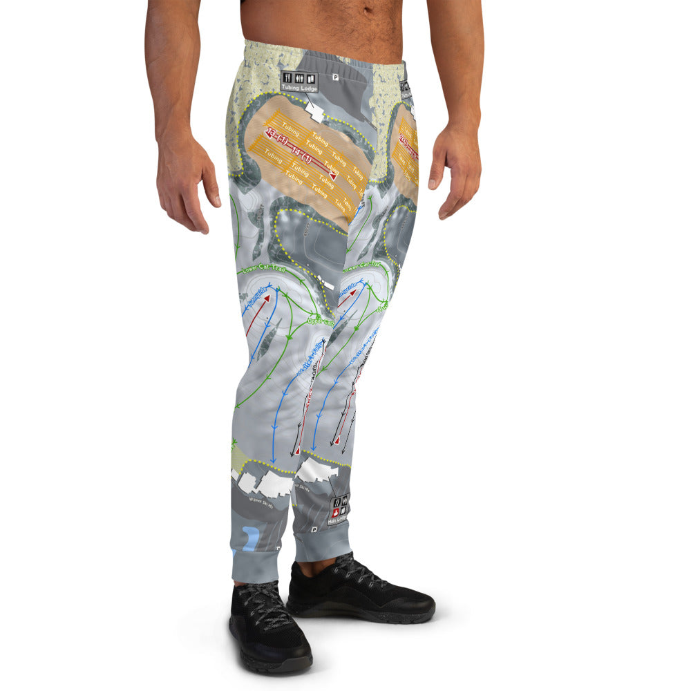 Wilmot, Wisconsin Ski Trail Map Men's Mid-Layer - Powderaddicts