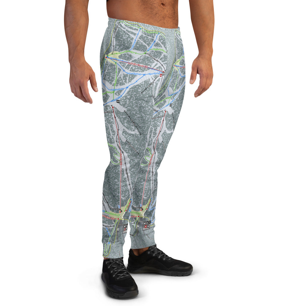 Montana Snowbowl, Montana Ski Trail Map Men's Mid-Layer - Powderaddicts