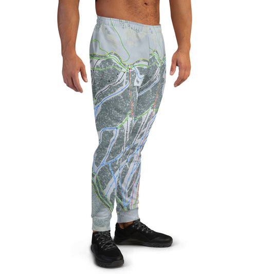 Kelly Canyon, Idaho Ski Trail Map Men's Mid-Layer - Powderaddicts