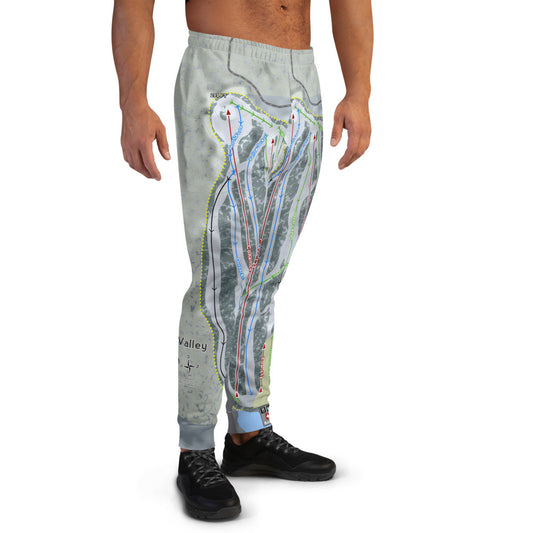Yawgoo Valley, Rhode Island Ski Trail Map Men's Mid-Layer - Powderaddicts