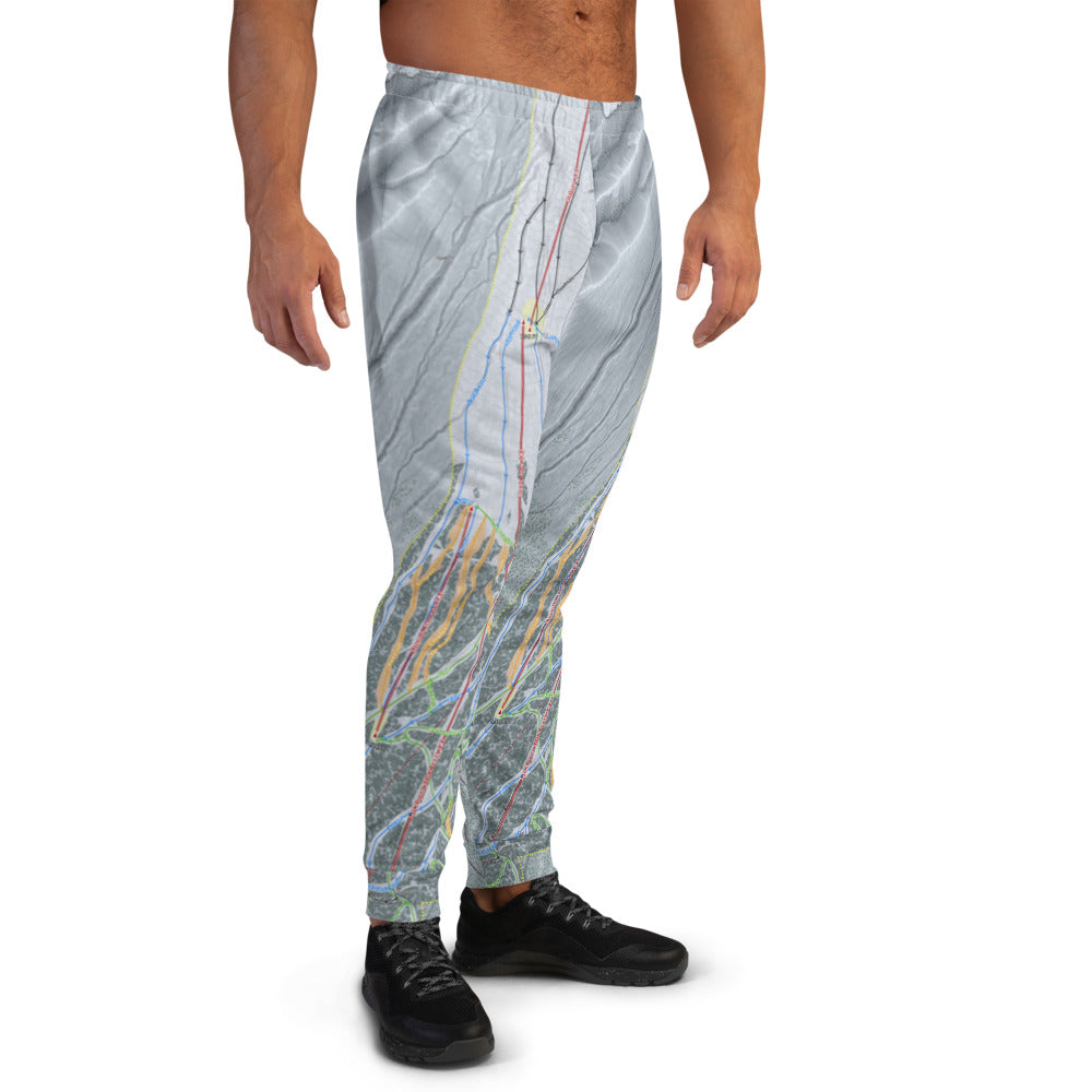 Timberline, Oregon Ski Trail Map Men's Mid-Layer - Powderaddicts