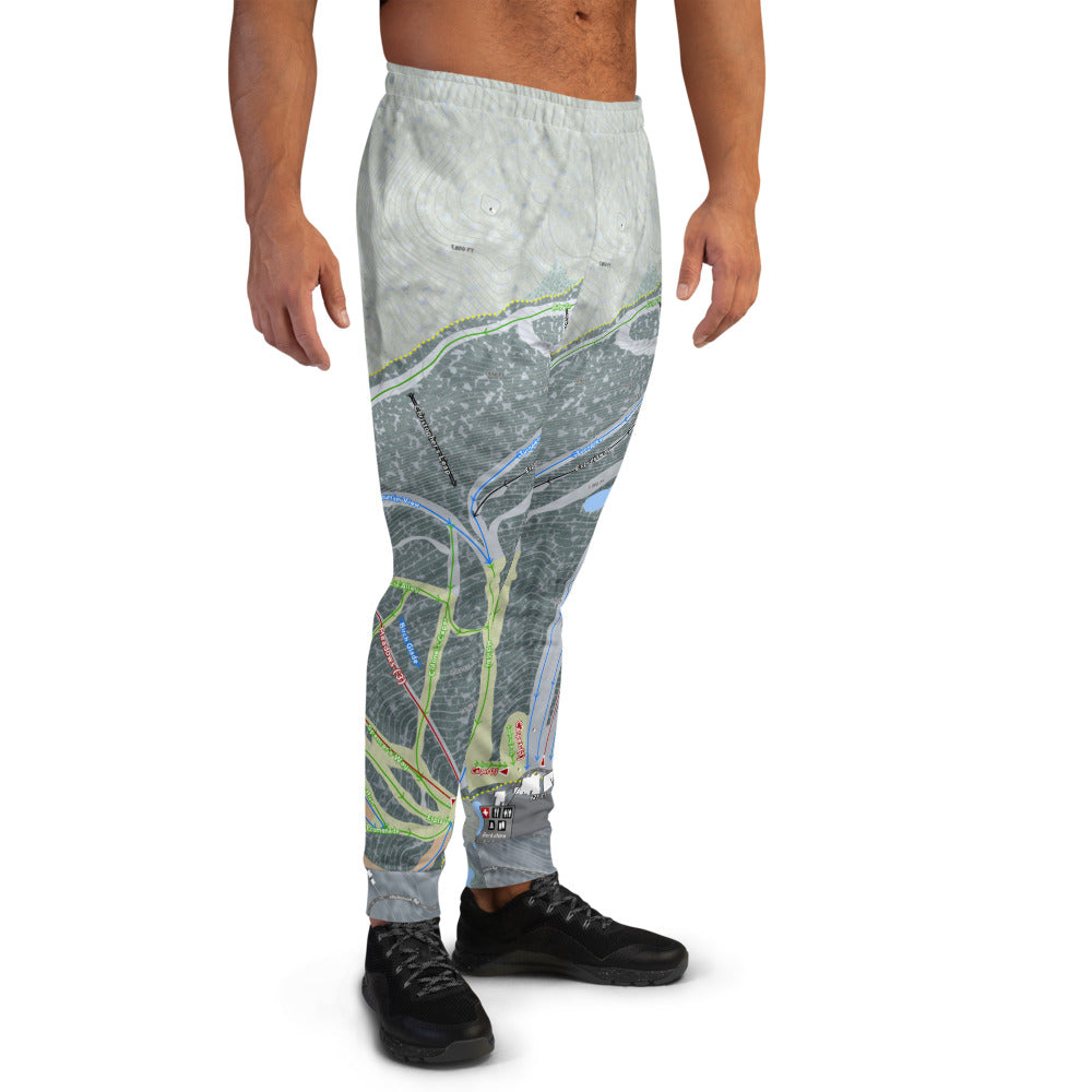 Catamount, New York Ski Trail Map Men's Mid-Layer - Powderaddicts