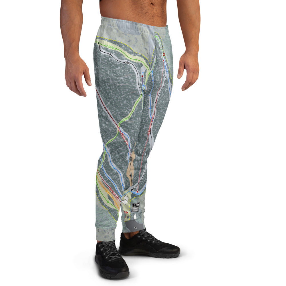 Ski Butternut, Massachusetts Ski Trail Map Men's Mid-Layer - Powderaddicts