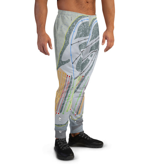 Ski Ward, Massachusetts Ski Trail Map Men's Mid-Layer - Powderaddicts