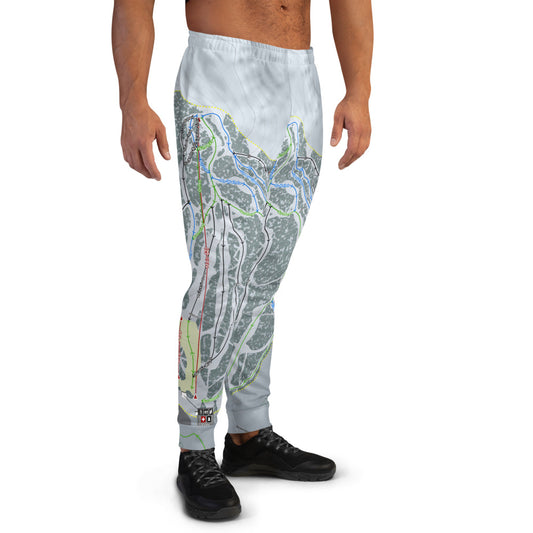 Antelope Butte, Wyoming Ski Trail Map Men's Mid-Layer - Powderaddicts
