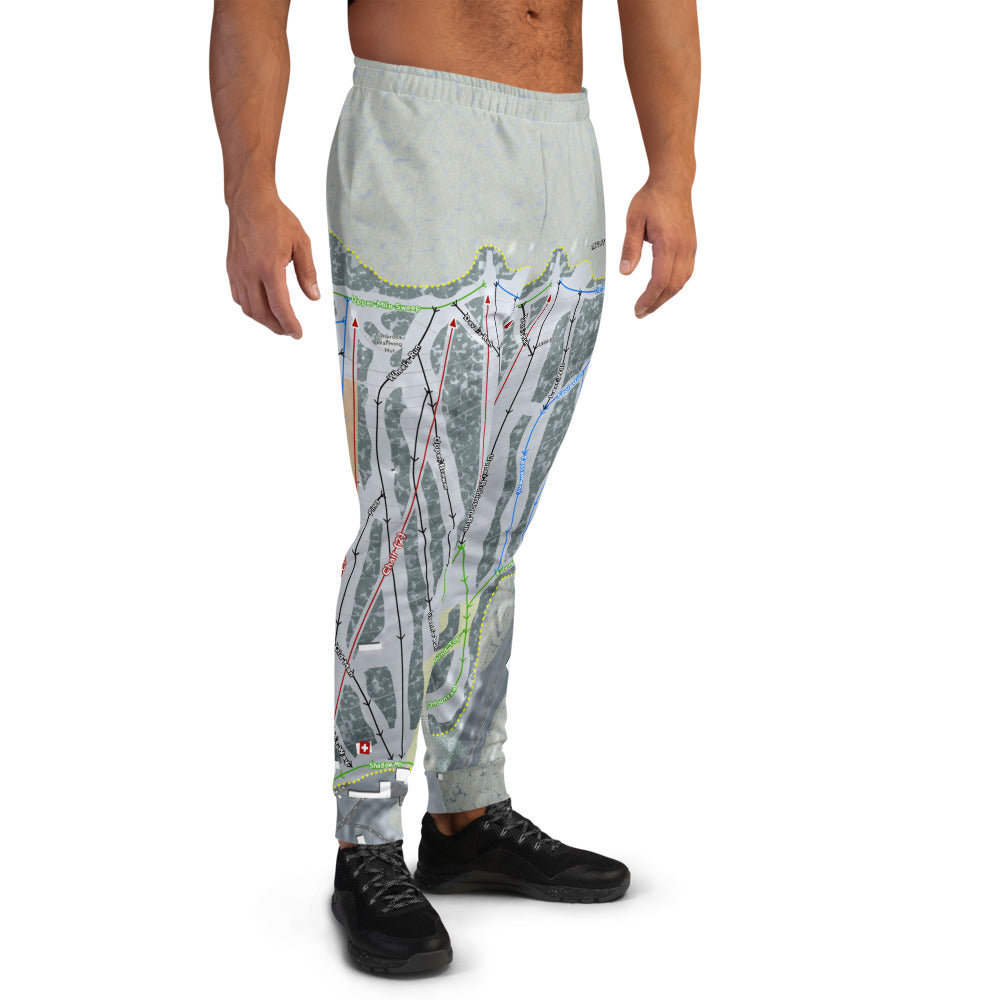 Swain, New York Ski Trail Map Men's Mid-Layer - Powderaddicts
