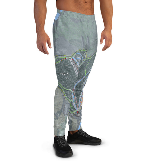 Titus Mountain, New York Ski Trail Map Men's Mid-Layer - Powderaddicts
