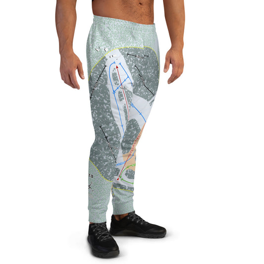 Alta Sierra, California Ski Trail Map Men's Mid-Layer - Powderaddicts