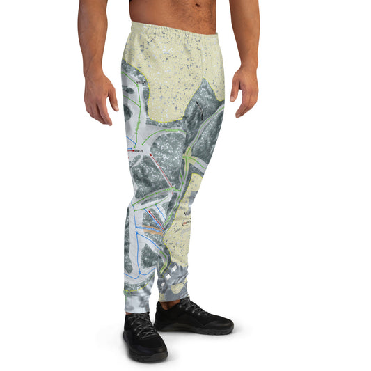 Nub' s Nob, Michigan Ski Trail Map Men's Mid-Layer - Powderaddicts