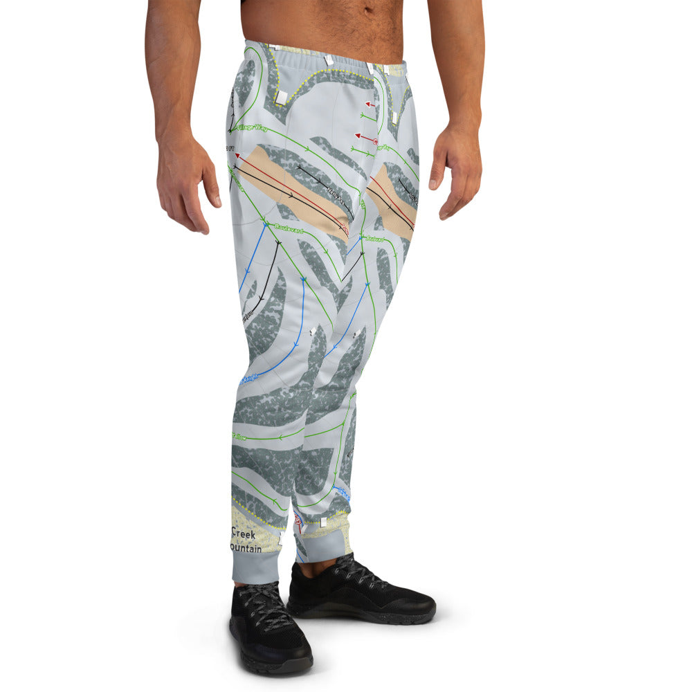 Shanty Creek Schuss Mtn, Michigan Ski Trail Map Men's Mid-Layer - Powderaddicts