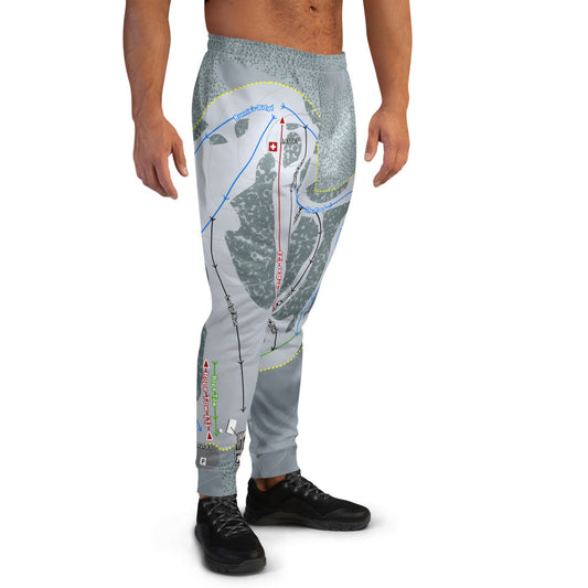 Cedar Pass, California Ski Trail Map Men's Mid-Layer - Powderaddicts