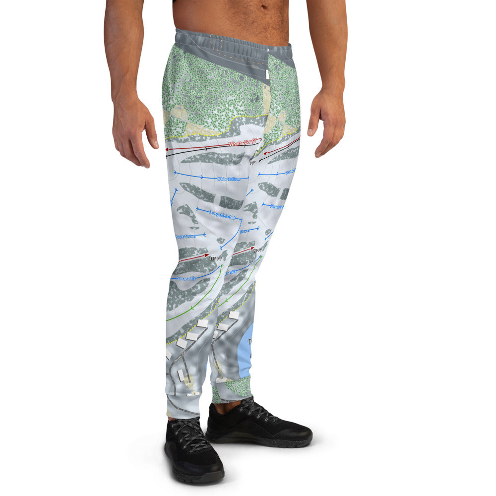 The Homestead, Michigan Ski Trail Map Men's Mid-Layer - Powderaddicts