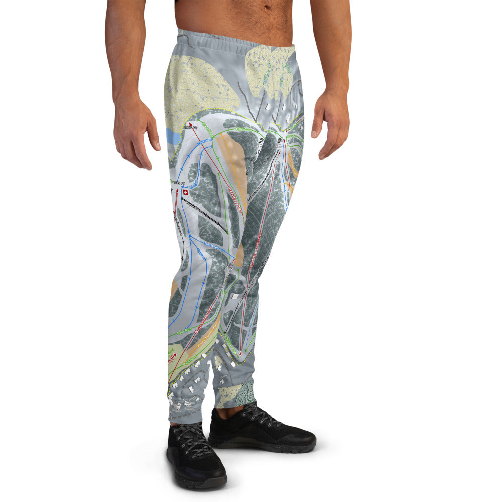 Boyne Mountain, Michigan Ski Trail Map Men's Mid-Layer - Powderaddicts