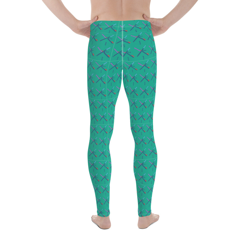 PDX Airport Men's Leggings - Powderaddicts