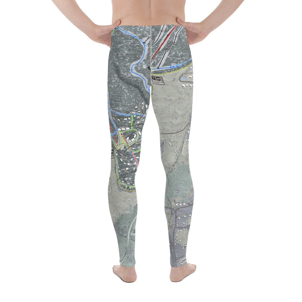 Okemo, Vermont Ski Trail Map - Men&#39;s Base Layer Bottoms - Powderaddicts
