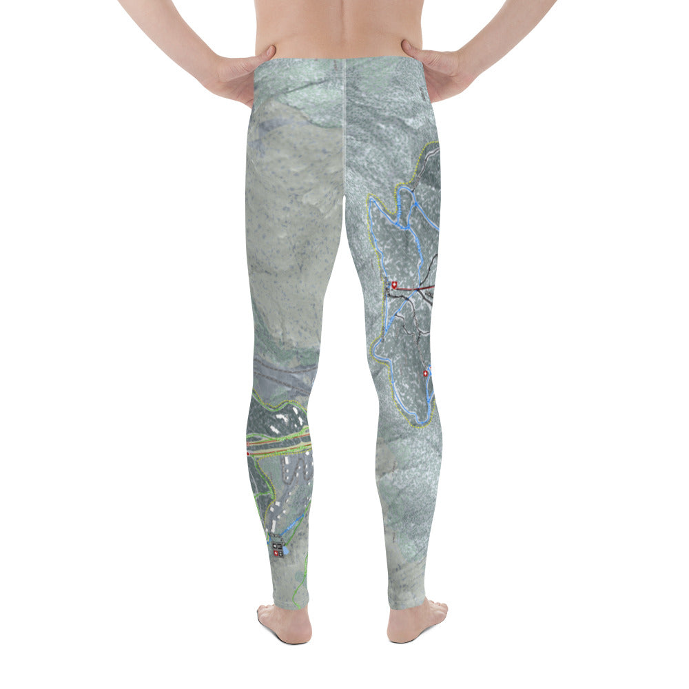 Smuggler&#39;s Notch, Vermont Ski Trail Map - Men&#39;s Base Layer Bottoms - Powderaddicts