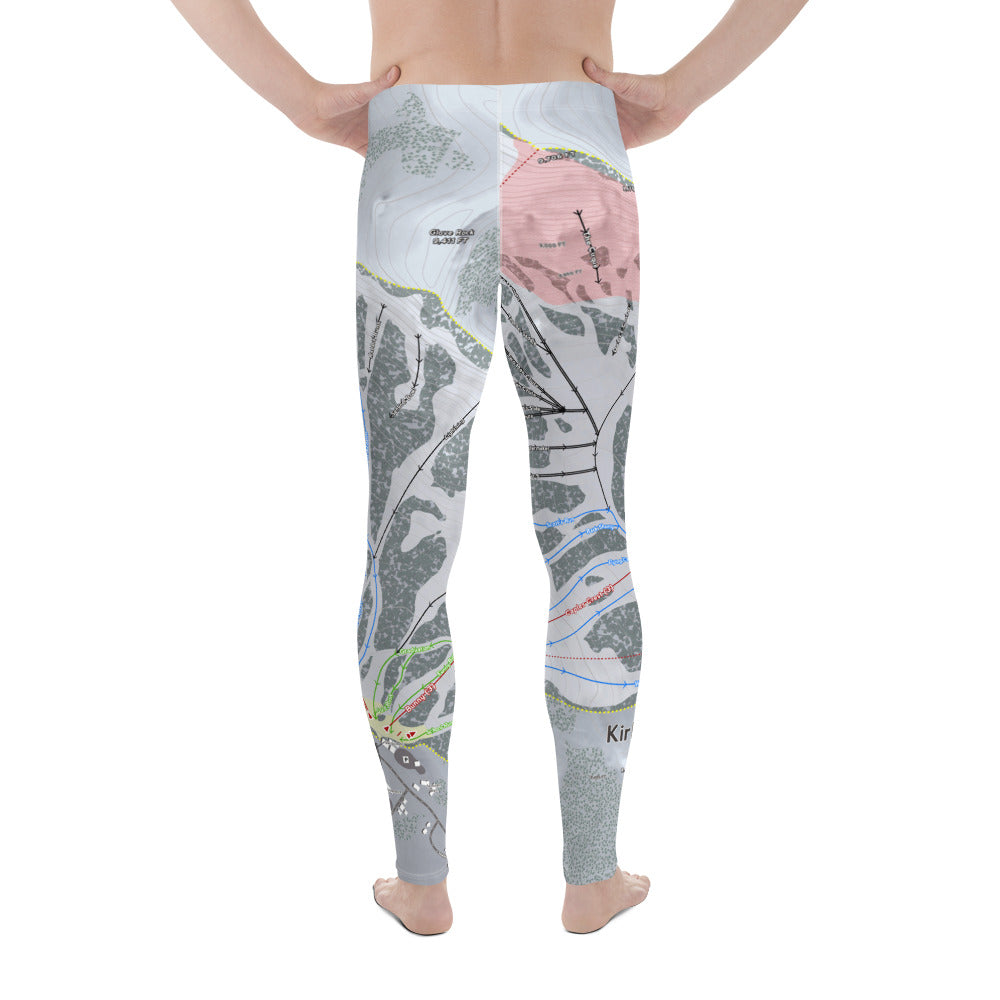Kirkwood, California Ski Trail Map - Men&#39;s Base Layer Bottoms - Powderaddicts