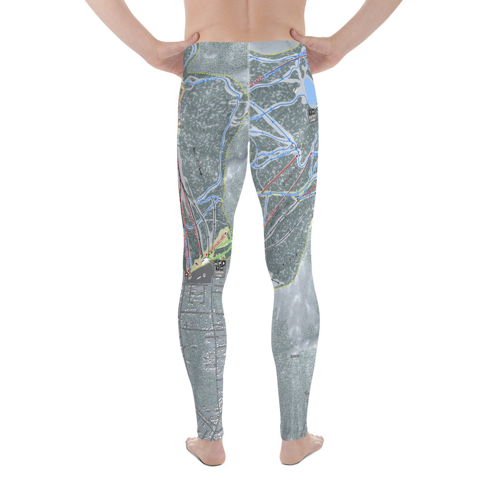 Heavenly, Nevada Ski Trail Map - Men's Base Layer Bottoms - Powderaddicts