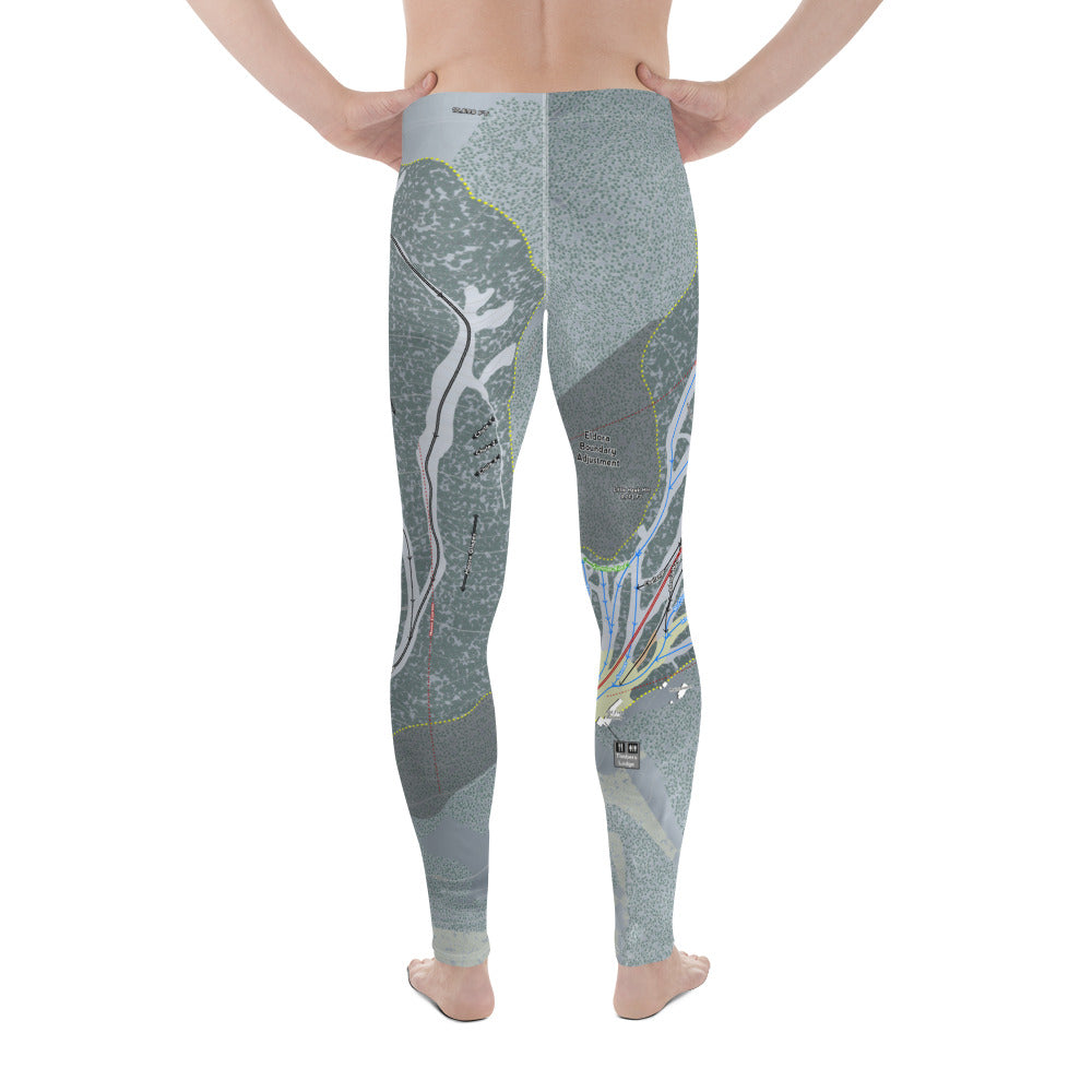 Eldora, Colorado Ski Trail Map - Men&#39;s Base Layer Bottoms - Powderaddicts