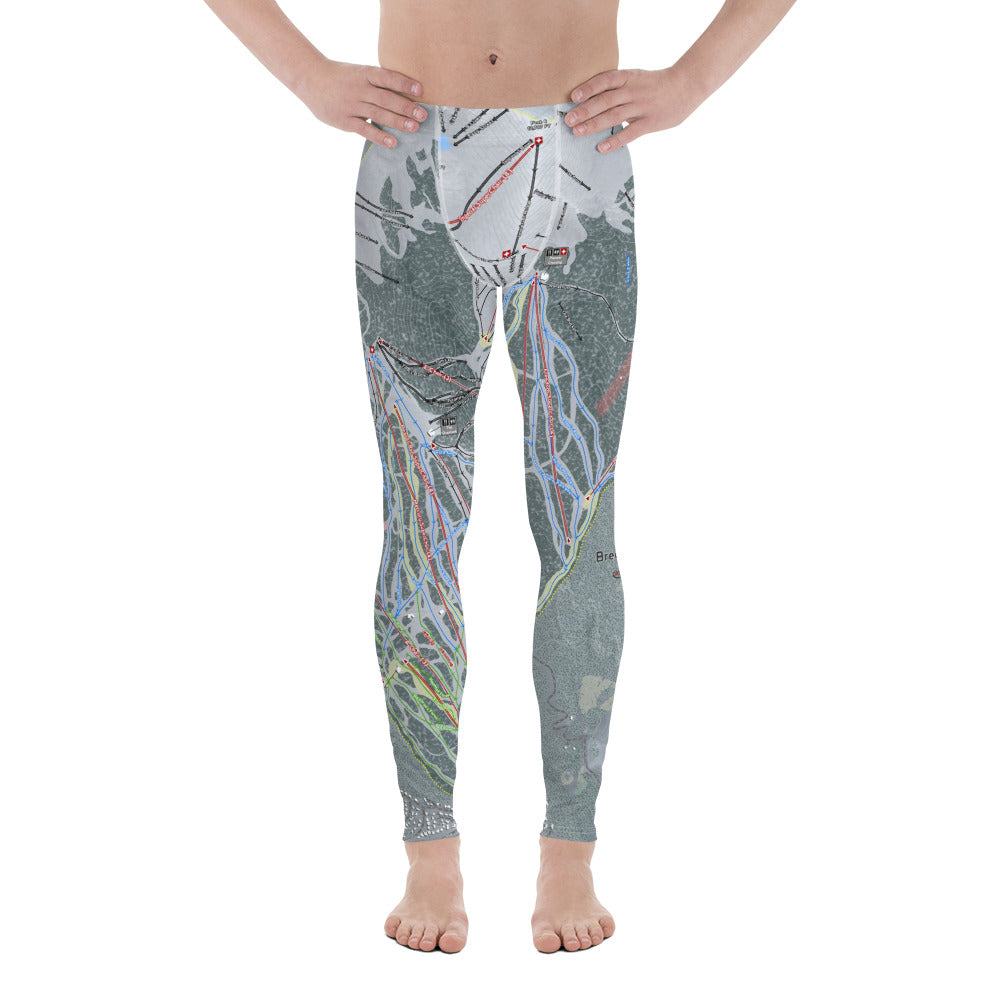 Breckenridge, Colorado Ski Trail Map - Men&#39;s Base Layer Bottoms - Powderaddicts