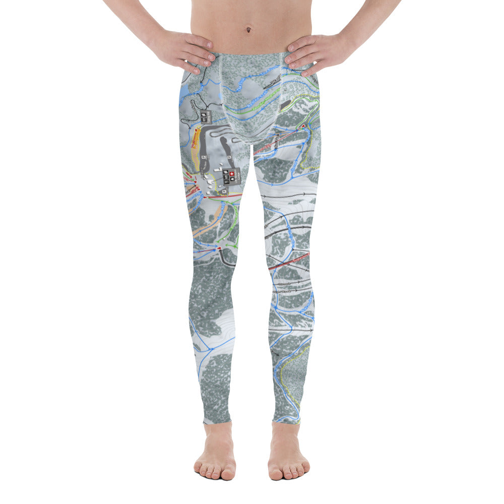 Bogus Basin, Idaho Ski Trail Map - Men&#39;s Base Layer Bottoms - Powderaddicts