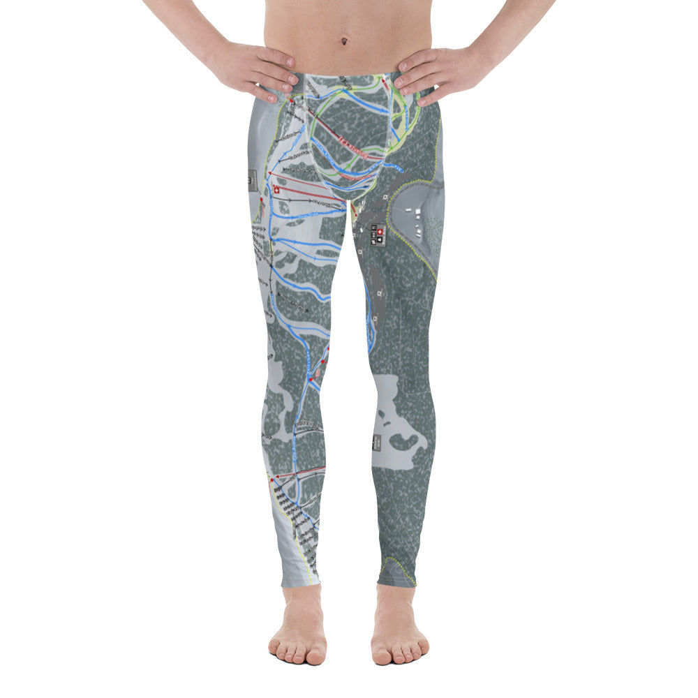 Wolf Creek, Colorado Ski Trail Map - Men's Base Layer Bottoms - Powderaddicts
