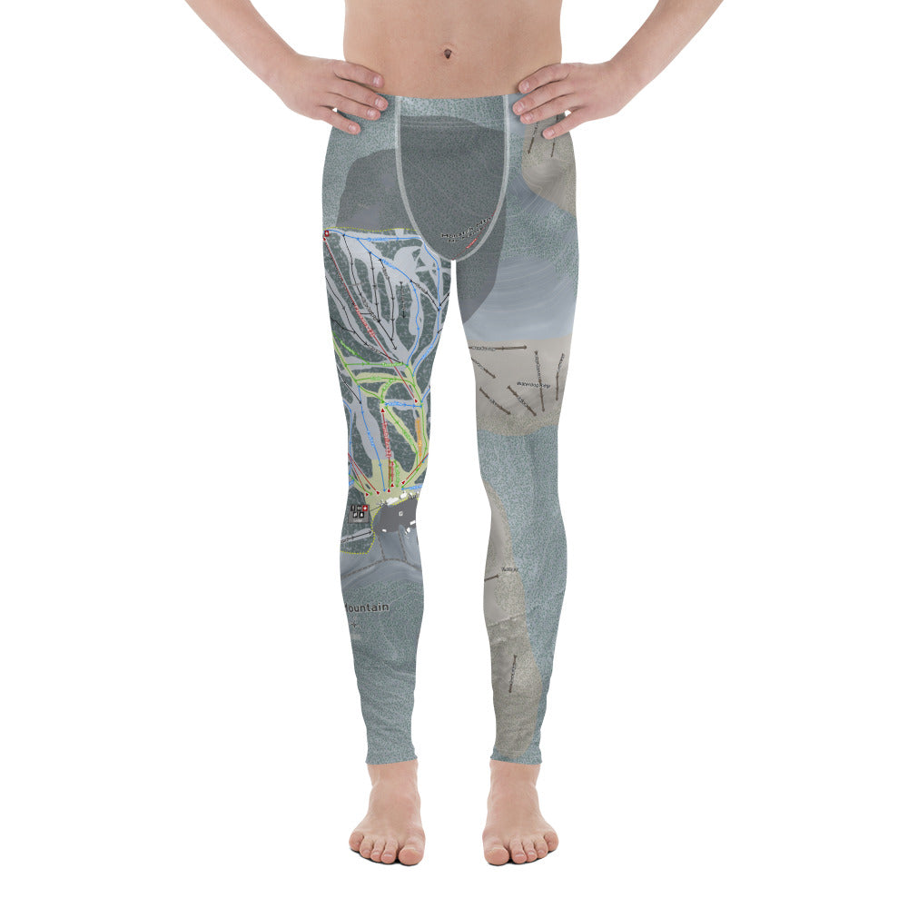 Monarch Mountain, Colorado Ski Trail Map - Men&#39;s Base Layer Bottoms - Powderaddicts