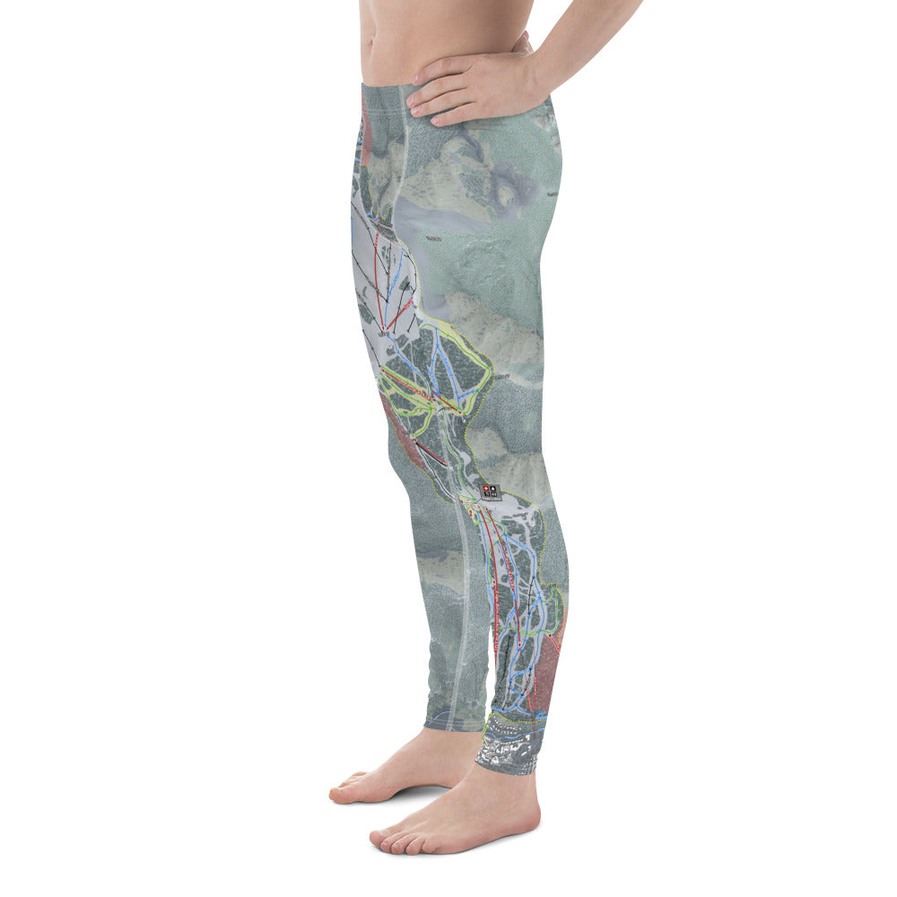 Vail, Colorado Ski Trail Map - Men&#39;s Base Layer Bottoms - Powderaddicts