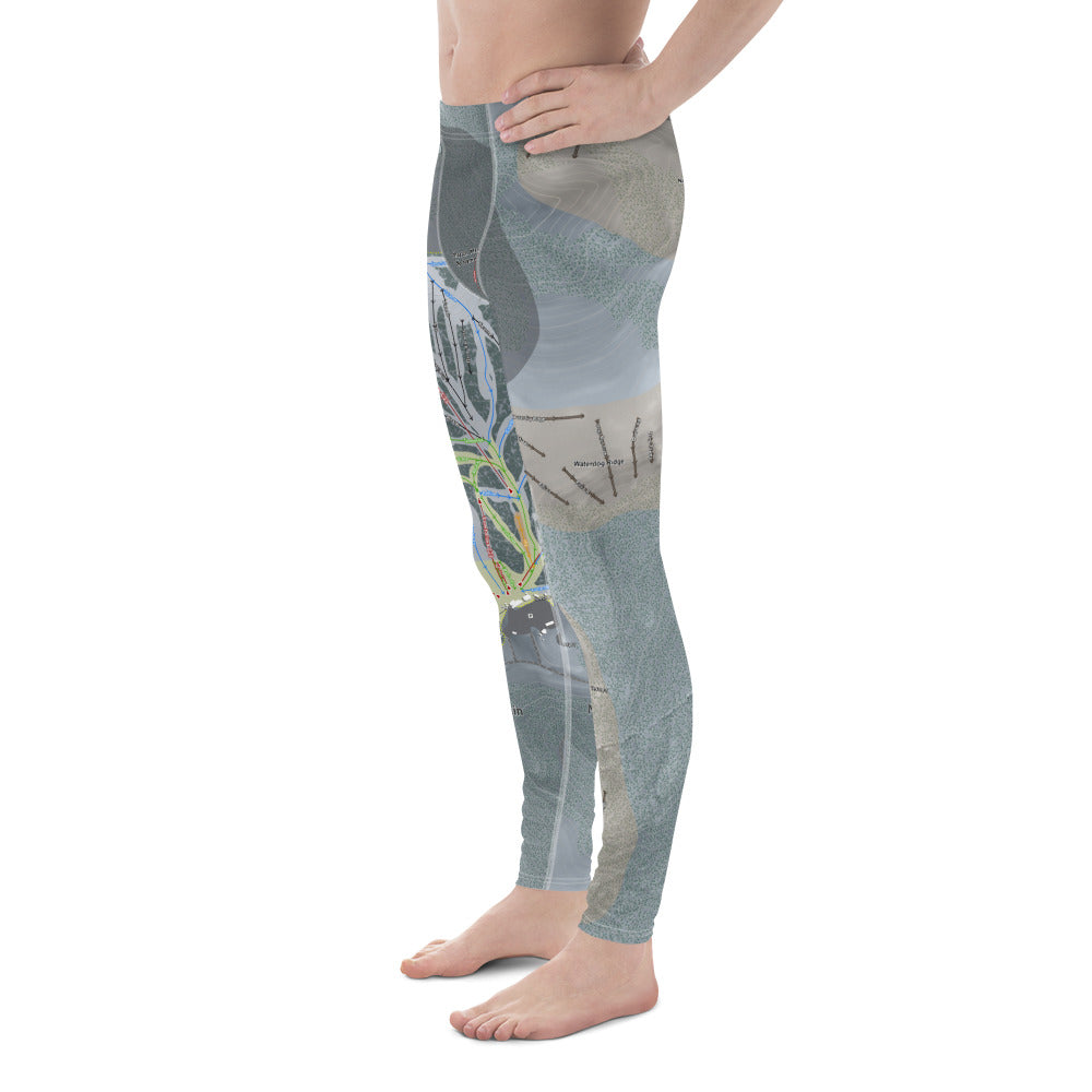 Monarch Mountain, Colorado Ski Trail Map - Men&#39;s Base Layer Bottoms - Powderaddicts