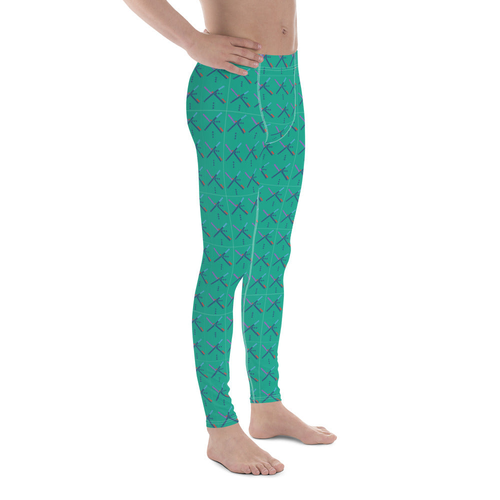 PDX Airport Men's Leggings - Powderaddicts