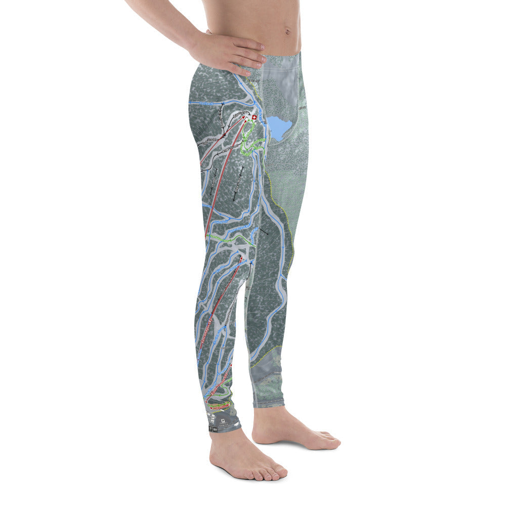 Loon Mountain, New Hampshire Ski Trail Map - Men&#39;s Base Layer Bottoms - Powderaddicts