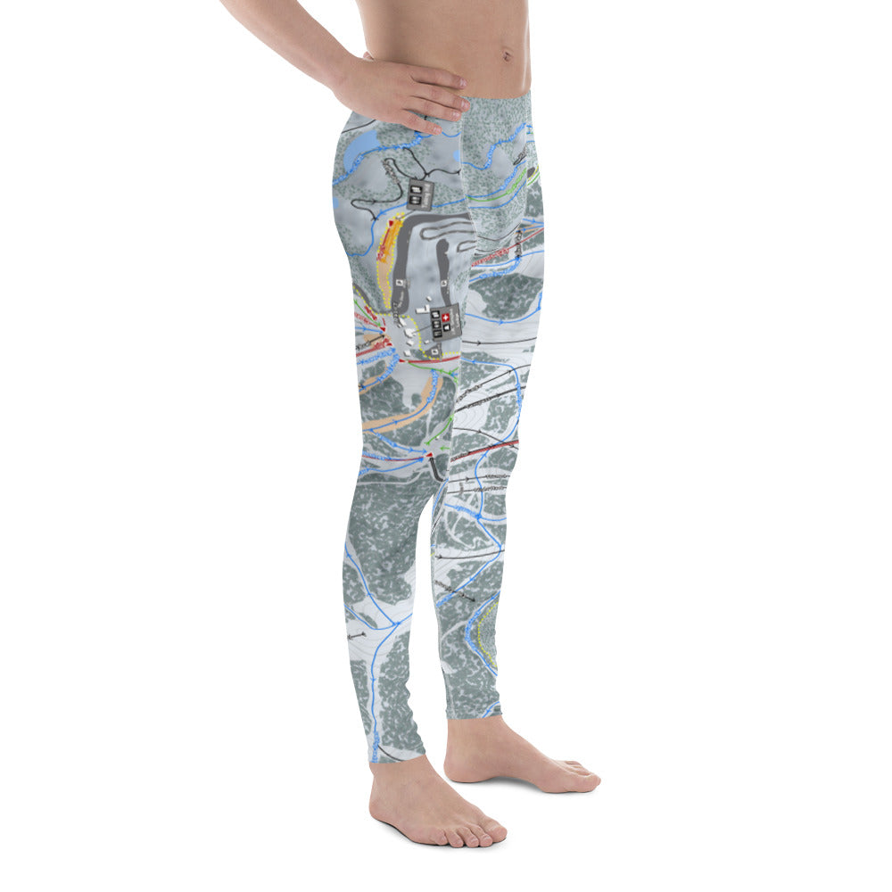 Bogus Basin, Idaho Ski Trail Map - Men&#39;s Base Layer Bottoms - Powderaddicts