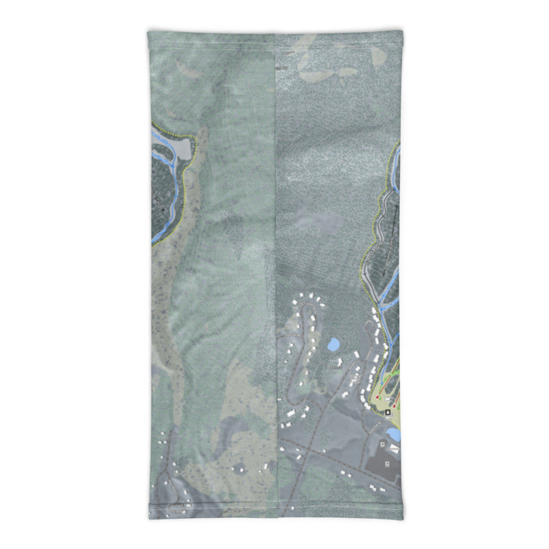 Cranmore Mountain, New Hampshire Ski Trail Map Printed Neck Gaiter - Powderaddicts