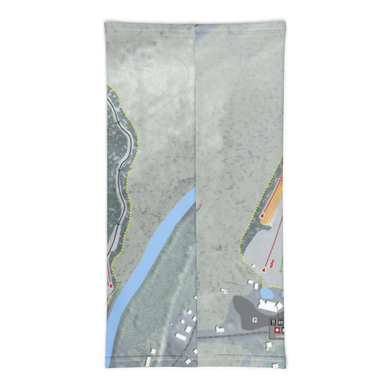 Spring Mountain, Pennsylvania Ski Trail Map Printed Neck Gaiter - Powderaddicts
