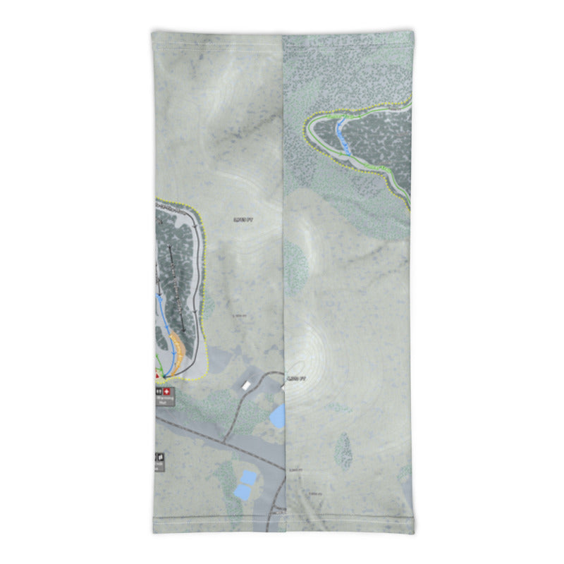 Canaan Valley, West Virginia Ski Trail Map Printed Neck Gaiter - Powderaddicts