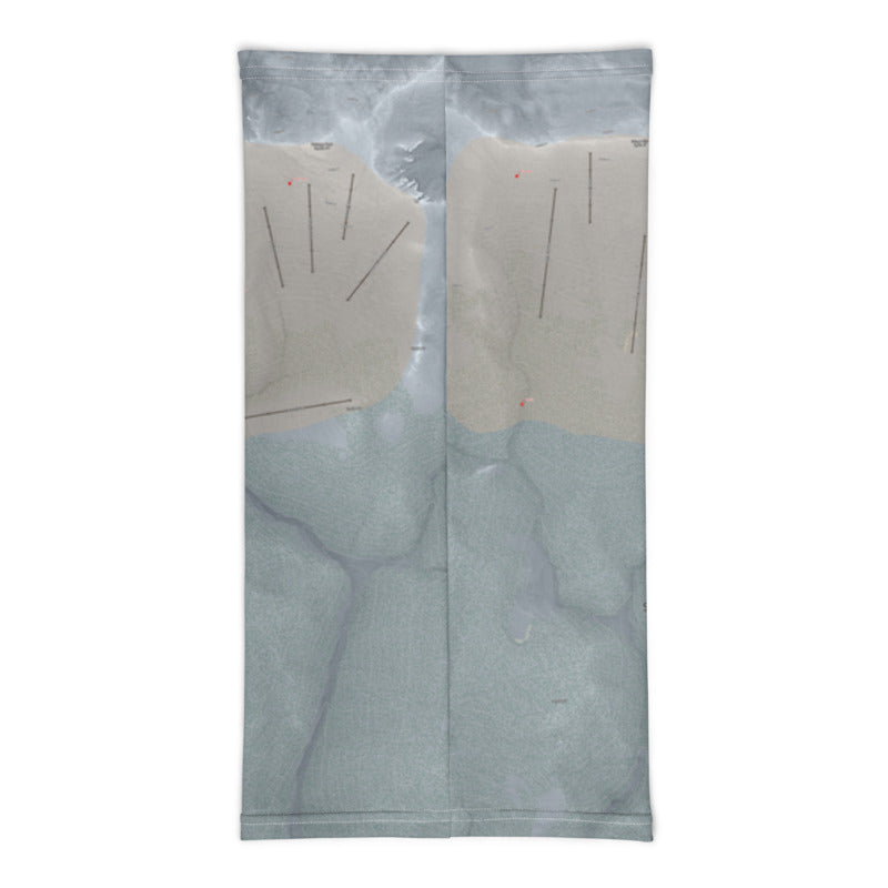 Ski Cooper, Colorado Ski Trail Map Printed Neck Gaiter - Powderaddicts