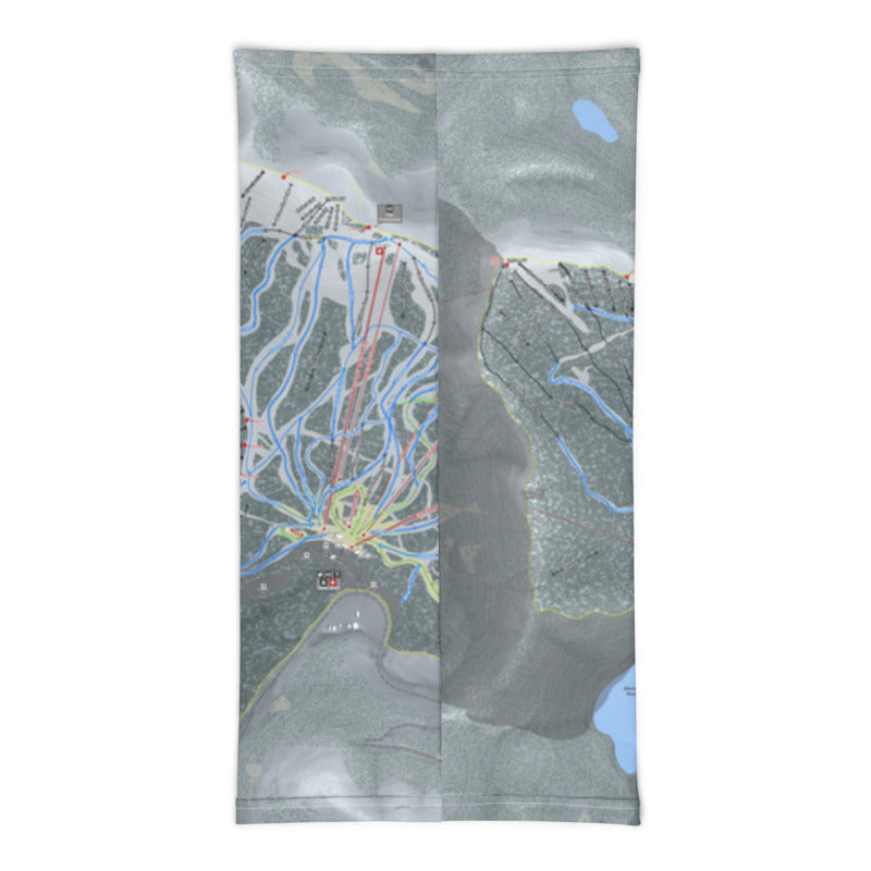 Wolf Creek, Colorado Ski Trail Map Printed Neck Gaiter - Powderaddicts